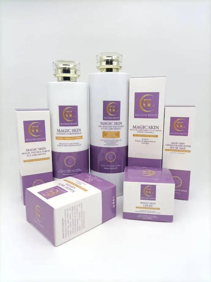 GAMME Magic skin éclaircissante composée de 6 produits