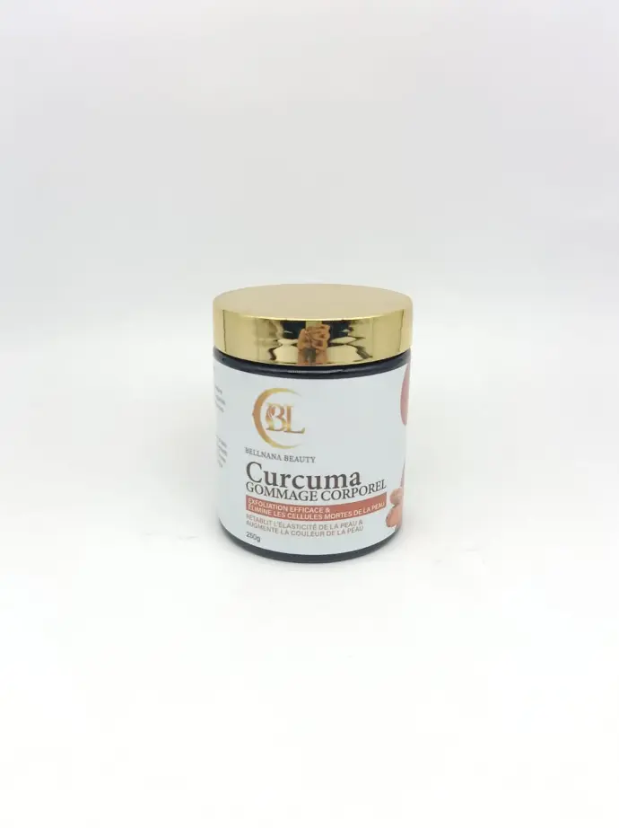 Curcuma gommage corporel éclaircissant