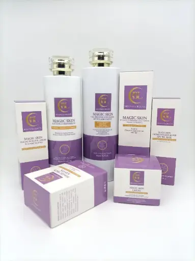 GAMME Magic skin éclaircissante composée de 6 produits